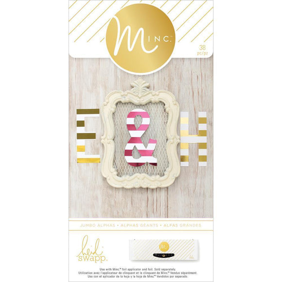 Scrapbooking  Minc Jumbo Paper Alphabet 38/Pkg Paper Collections 12x12