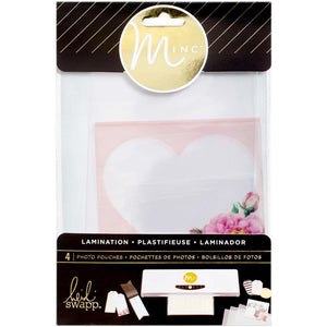 Scrapbooking  Minc Lamination Photo Pouches Assorted Sizes 4/Pkg Printed Paper Collections 12x12