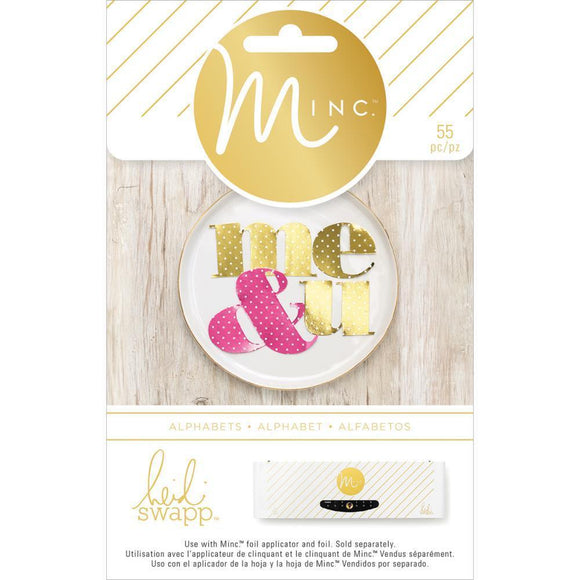 Scrapbooking  Minc Polka Dot Alphabet 55/Pkg Paper Collections 12x12