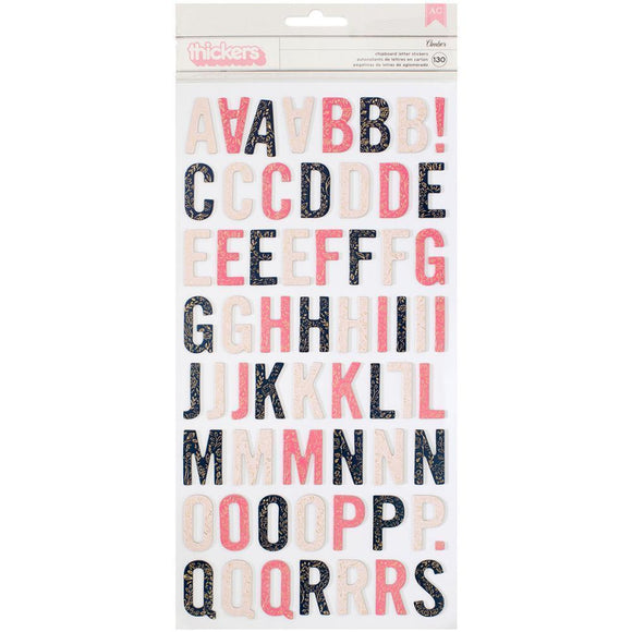 Scrapbooking  Moonstruck Thickers Alpha Stickers 5.5