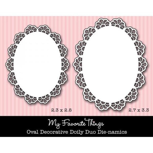 Scrapbooking  My Favorite Things Oval  Decorative Doily Duo Paper Collections 12x12