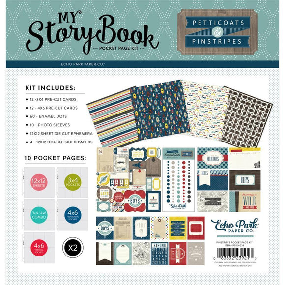 Scrapbooking  My Story Book Pocket Page Kit 12