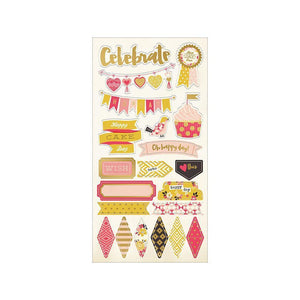Scrapbooking  My Story Celebrate Stickers 6x12 Paper Collections 12x12