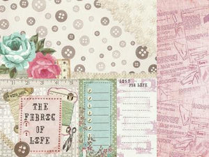 Scrapbooking  Needle and Thread Hem Paper Collections 12x12
