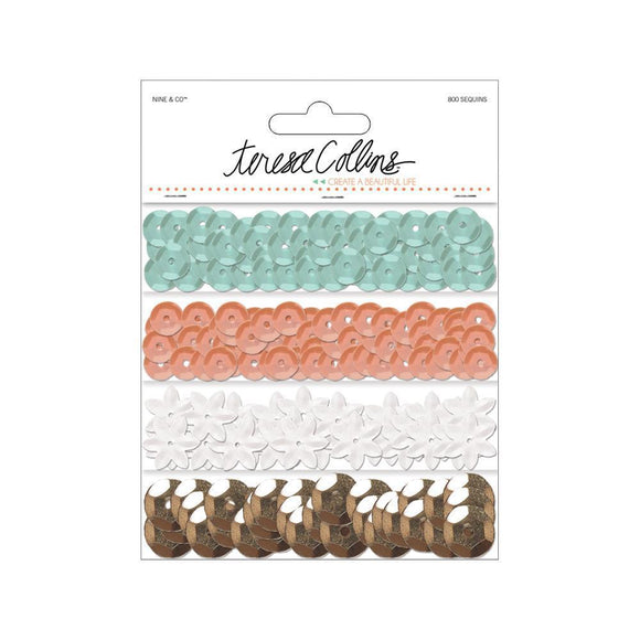 Scrapbooking  Nine and Co Sequins Pack Paper Collections 12x12