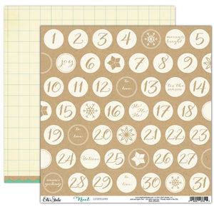 Scrapbooking  Noel Countdown Paper Paper Collections 12x12