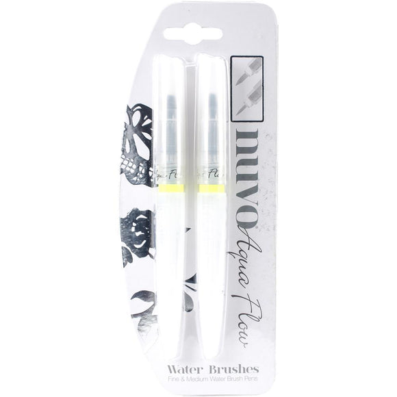 Scrapbooking  Nuvo Aqua Flow Water Brushes (2pk) Paper Collections 12x12