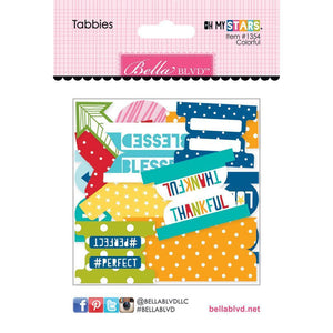 Scrapbooking  Oh My Stars Colourful Tabbies Paper Collections 12x12
