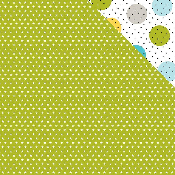 Scrapbooking  Oh My Stars Pickle Juice Stars Paper 12x12 Paper Collections 12x12