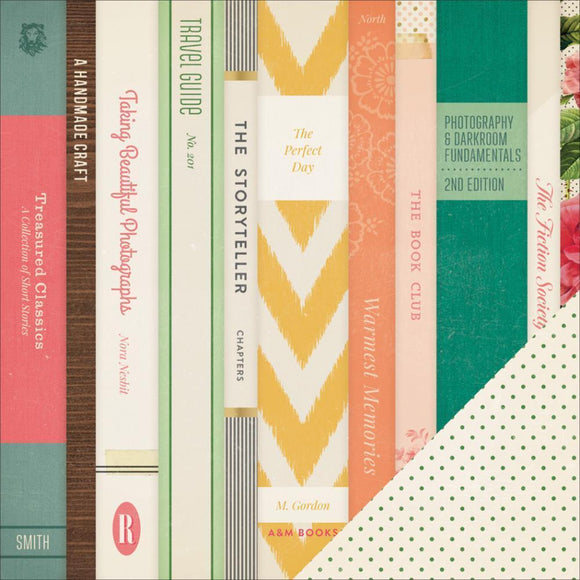 Scrapbooking  Open Book Bookmark Paper 12x12 Paper Collections 12x12