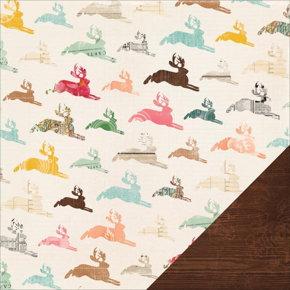 Scrapbooking  Open Book Paper Dearest Paper 12x12 Paper Collections 12x12