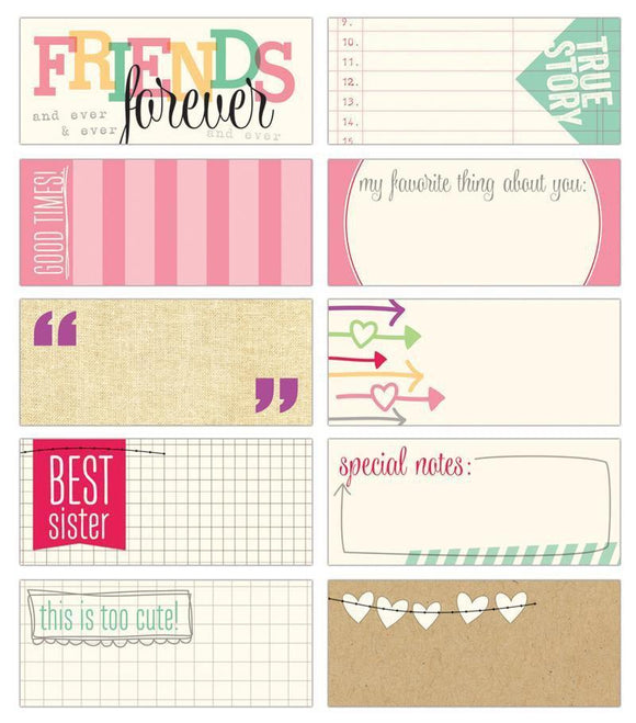 Scrapbooking  Penelope Tiny Tags Paper Collections 12x12
