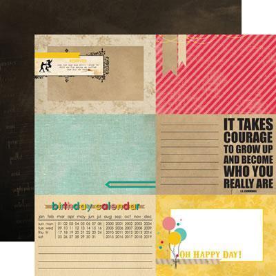 Scrapbooking  Photo Freedom Birthday Wishes  RSVP Paper Collections 12x12