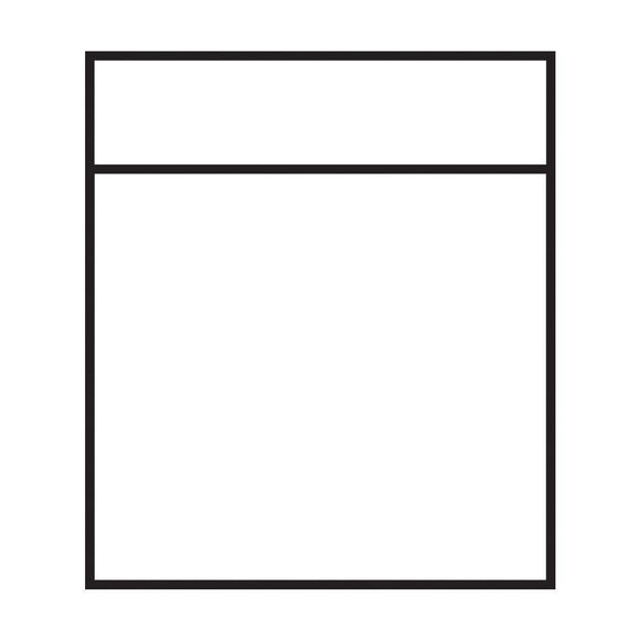Scrapbooking  Photo Sleeve Fuse Waterfall Sleeves 2x2 inch  20/Pkg Paper Collections 12x12
