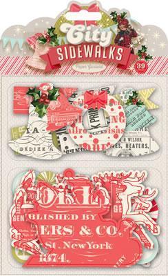 Scrapbooking  PINK PAISLEE City Sidewalks Paper Garlands Paper Collections 12x12