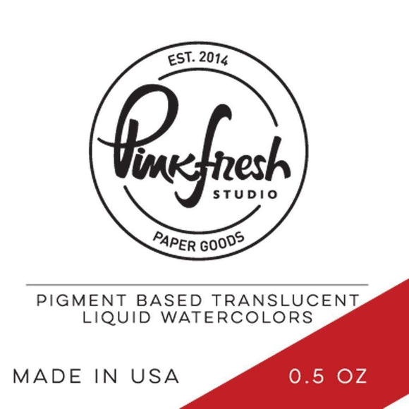 Scrapbooking  Pinkfresh Studio Liquid Watercolors .5oz - Candy Apple Paper Collections 12x12