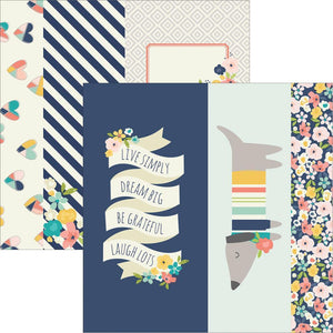 Scrapbooking  Posh 2x12 & 4x12 & 6x12 Journalling Card Elements 12x12 Paper Collections 12x12