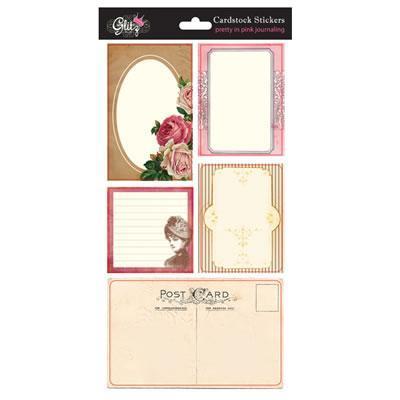 Scrapbooking  Pretty in Pink Journalling Stickers Paper Collections 12x12