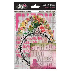 Scrapbooking  Pretty in Pink Peek a Boos Paper Collections 12x12