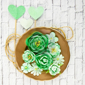 Scrapbooking  Prima Valentina Gemma Mulberry Paper Flowers Paper Collections 12x12