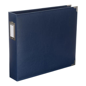 Scrapbooking  Project Life Classic Faux Leather D-Ring Album 12"X12" Cobalt Paper Collections 12x12