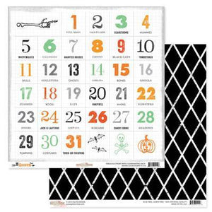 Scrapbooking  Raven Countdown Paper Paper Collections 12x12
