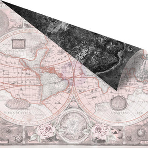 Scrapbooking  Rose Quartz Rose Gold Foiled Double-Sided Cardstock 12"X12" - Stone Quartz Paper Collections 12x12