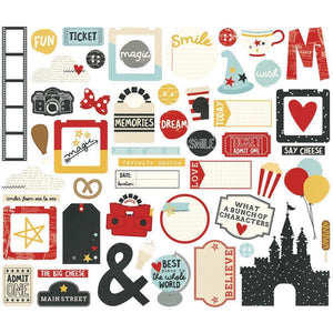 Scrapbooking  Say Cheese III Bits & Pieces Die-Cuts 53/Pkg Paper Collections 12x12