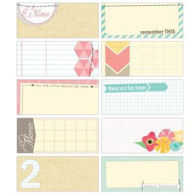 Scrapbooking  Serendipity Tiny Tags Paper Collections 12x12