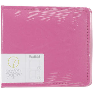 Scrapbooking  Seven Paper Handbook Made In A Snap D-Ring Album 4"X4" Pink Paper Collections 12x12