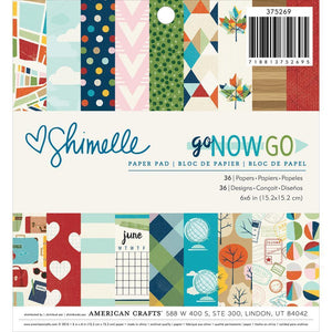 Scrapbooking  Shimelle Go Now Go 6x6 Paper Pad Paper Collections 12x12