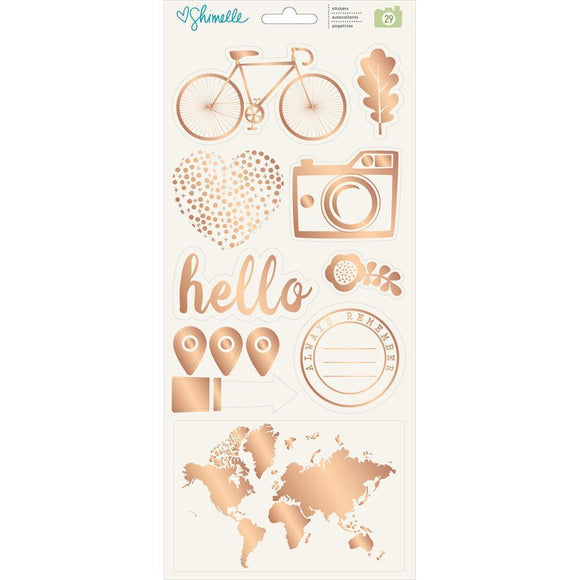 Scrapbooking  Shimelle Go Now Go Accent & Phrase Stickers 6