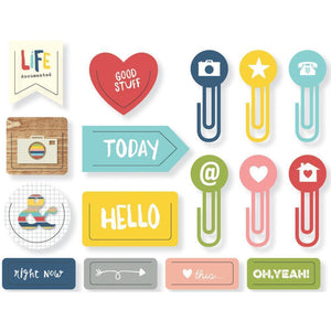 Scrapbooking  Sn@p Life Documented lastic Clips 16pk Paper Collections 12x12