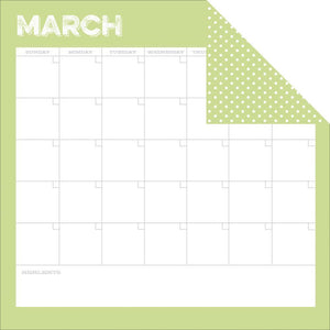 Scrapbooking  Sn@p Life Documented March Paper 12x12 Paper Collections 12x12