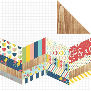 Scrapbooking  Sn@p Life Documented Stitched in Time  Paper 12x12 Paper Collections 12x12