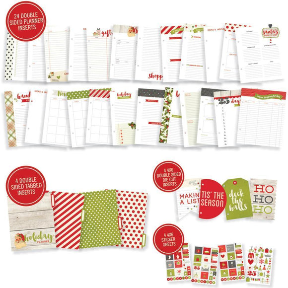 Scrapbooking  Sn@p! Life Holiday Planning Inserts Paper Collections 12x12