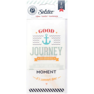 Scrapbooking  Solstice Rub-Ons 2 Sheets/Pkg Paper Collections 12x12