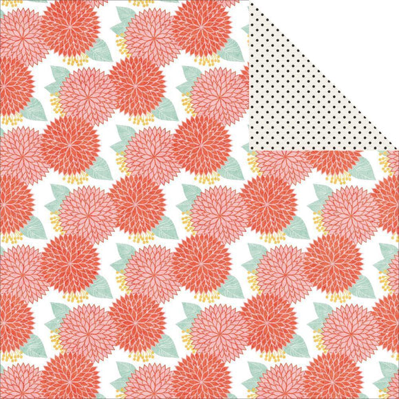 Scrapbooking  Something Wonderful Floral Paper 12x12 Paper Collections 12x12