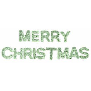 Scrapbooking  Sparklet Word Crystal Merry Christmas Paper Collections 12x12