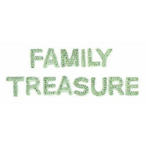 Scrapbooking  Sparklet Words Crystal Family and Treasure Paper Collections 12x12