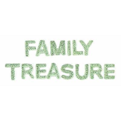 Scrapbooking  Sparklet Words Crystal Family and Treasure Paper Collections 12x12