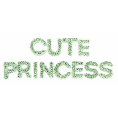 Scrapbooking  Sparklet Words Crystal Princess and Cute Paper Collections 12x12