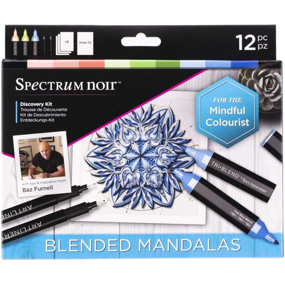 Scrapbooking  Spectrum Noir Discovery Kit  - Blended Mandalas Paper Collections 12x12