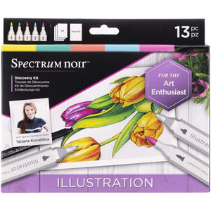 Scrapbooking  Spectrum Noir Discovery Kit -  Illustration Paper Collections 12x12