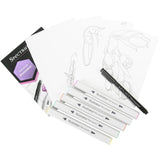 Scrapbooking  Spectrum Noir Discovery Kit -  Illustration Paper Collections 12x12