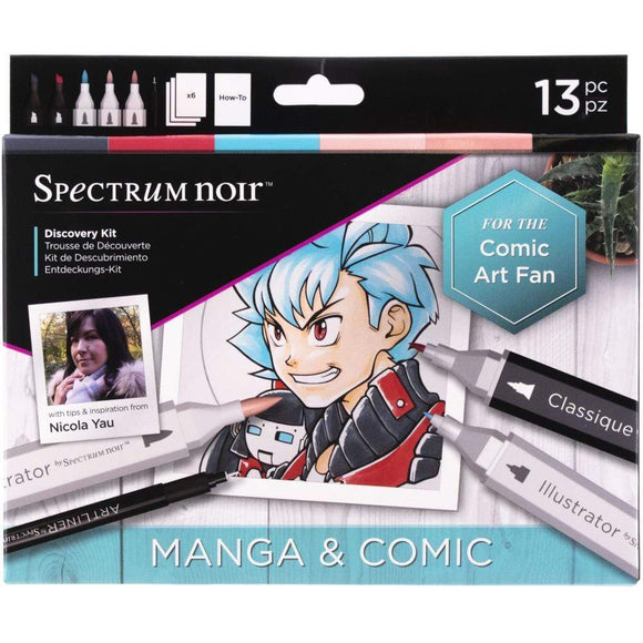 Scrapbooking  Spectrum Noir Discovery Kit  - Manga & Comic Paper Collections 12x12
