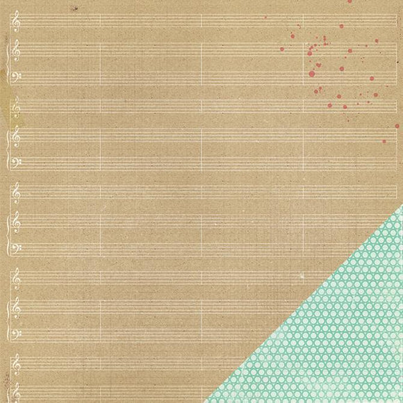 Scrapbooking  Styleboard Melody Paper 12x12 Paper Collections 12x12