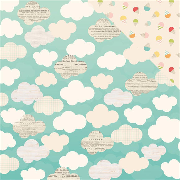 Scrapbooking  Summer Days Double-Sided Cardstock 12