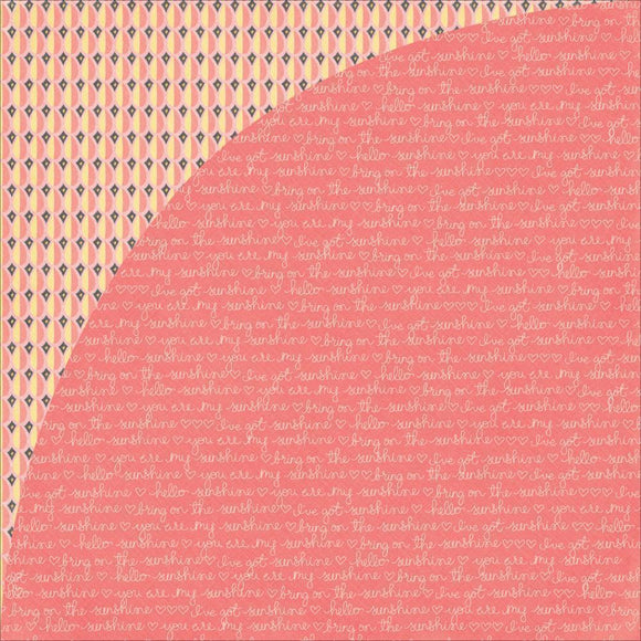 Scrapbooking  Sun Kissed Droplet Paper 12x12 Paper Collections 12x12