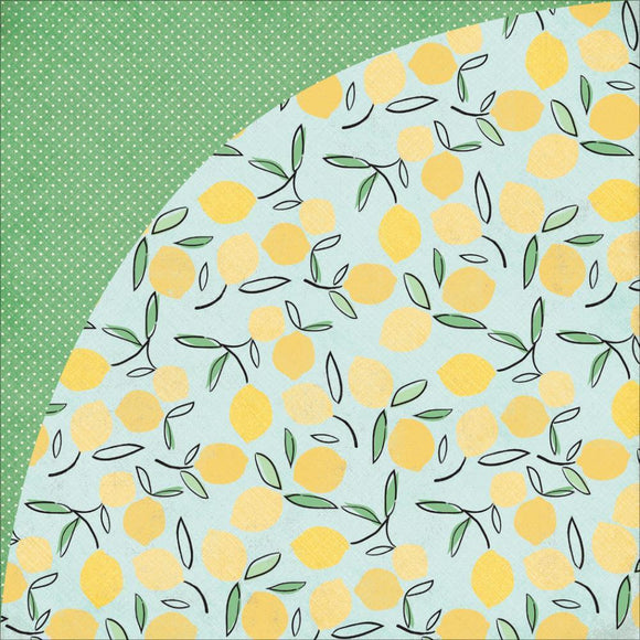 Scrapbooking  Sun Kissed Fresh Squeezed Paper 12x12 Paper Collections 12x12